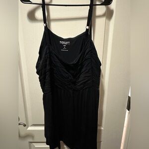 Black Tank Top Blouse